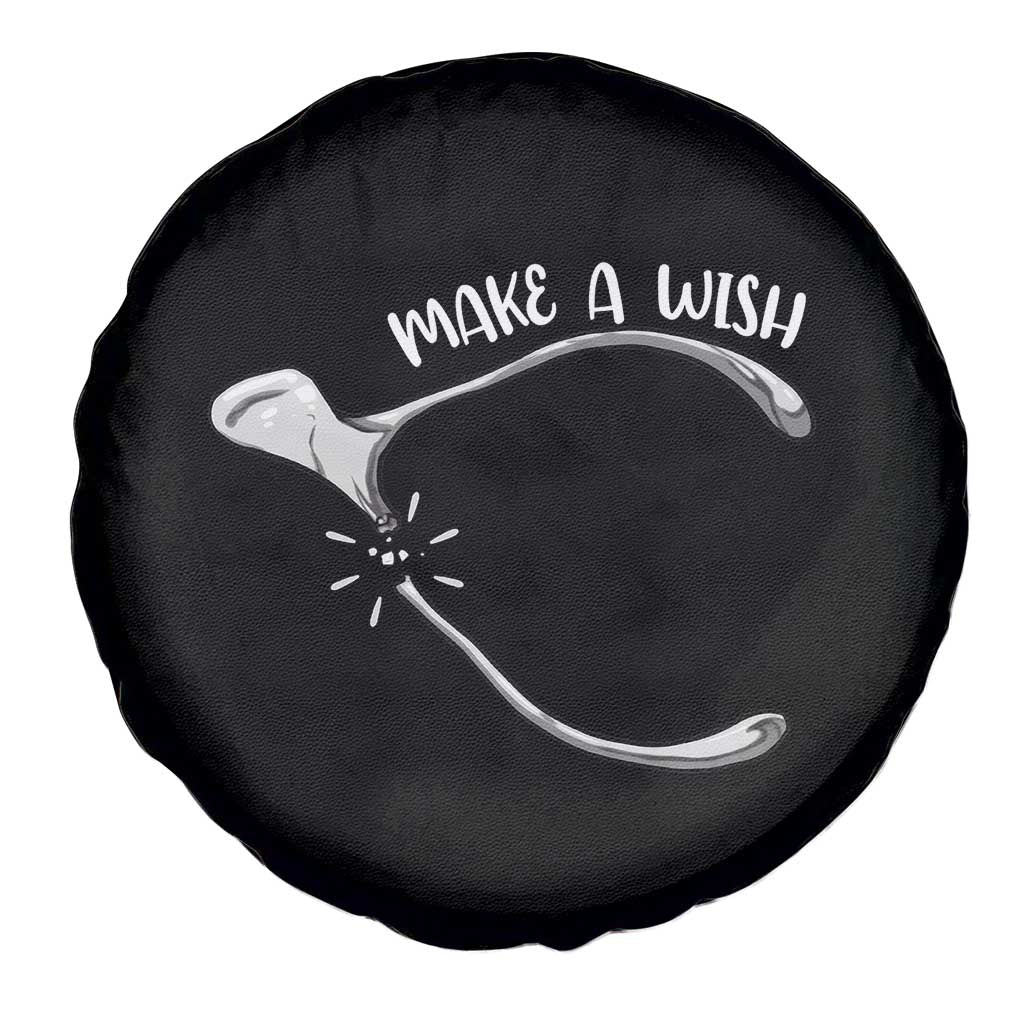 Funny Thanksgiving Turkey Wishbone Spare Tire Cover Make A Wish Chicken Turkey - Wonder Print Shop