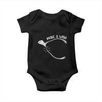 Funny Thanksgiving Turkey Wishbone Baby Onesie Make A Wish Chicken Turkey - Wonder Print Shop