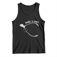 Funny Thanksgiving Turkey Wishbone Tank Top Make A Wish Chicken Turkey - Wonder Print Shop