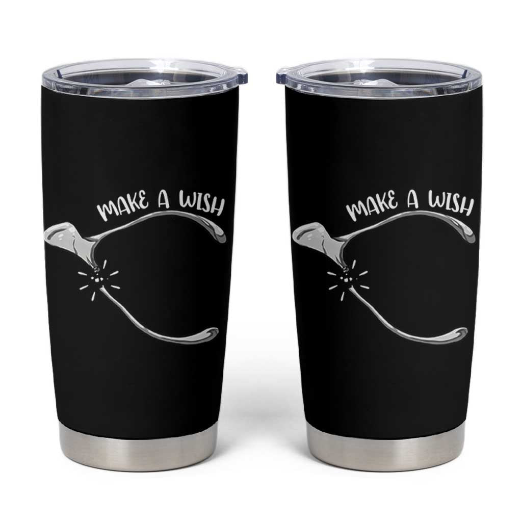 Funny Thanksgiving Turkey Wishbone Tumbler Cup Make A Wish Chicken Turkey - Wonder Print Shop