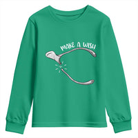Funny Thanksgiving Turkey Wishbone Youth Sweatshirt Make A Wish Chicken Turkey - Wonder Print Shop