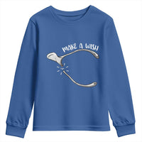Funny Thanksgiving Turkey Wishbone Youth Sweatshirt Make A Wish Chicken Turkey - Wonder Print Shop