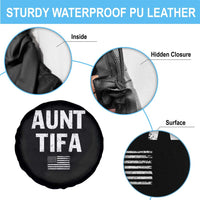 Funny Aunt Tifa Spare Tire Cover Political Satire Vintage American Flag - Wonder Print Shop