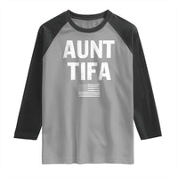 Funny Aunt Tifa Raglan Shirt Political Satire Vintage American Flag - Wonder Print Shop