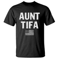 Funny Aunt Tifa T Shirt Political Satire Vintage American Flag - Wonder Print Shop