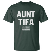 Funny Aunt Tifa T Shirt Political Satire Vintage American Flag - Wonder Print Shop