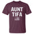 Funny Aunt Tifa T Shirt Political Satire Vintage American Flag - Wonder Print Shop