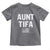 Funny Aunt Tifa Toddler T Shirt Political Satire Vintage American Flag - Wonder Print Shop