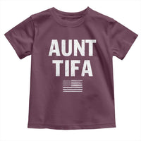 Funny Aunt Tifa Toddler T Shirt Political Satire Vintage American Flag - Wonder Print Shop