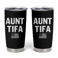 Funny Aunt Tifa Tumbler Cup Political Satire Vintage American Flag - Wonder Print Shop