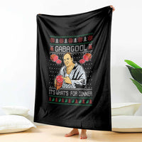 Funny Christmas Mafia Throw Blanket Gabagool It Is Whats For Dinner Gangster Movie - Wonder Print Shop