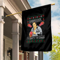 Funny Christmas Mafia Garden Flag Gabagool It Is Whats For Dinner Gangster Movie - Wonder Print Shop