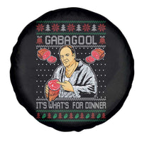 Funny Christmas Mafia Spare Tire Cover Gabagool It Is Whats For Dinner Gangster Movie - Wonder Print Shop