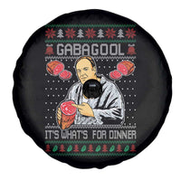 Funny Christmas Mafia Spare Tire Cover Gabagool It Is Whats For Dinner Gangster Movie - Wonder Print Shop