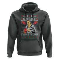 Funny Christmas Mafia Hoodie Gabagool It Is Whats For Dinner Gangster Movie - Wonder Print Shop