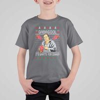 Funny Christmas Mafia T Shirt For Kid Gabagool It Is Whats For Dinner Gangster Movie - Wonder Print Shop