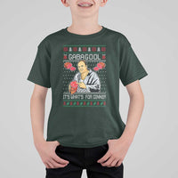 Funny Christmas Mafia T Shirt For Kid Gabagool It Is Whats For Dinner Gangster Movie - Wonder Print Shop