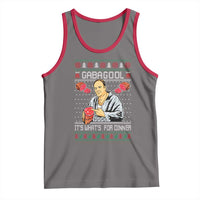 Funny Christmas Mafia Tank Top Gabagool It Is Whats For Dinner Gangster Movie - Wonder Print Shop