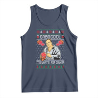 Funny Christmas Mafia Tank Top Gabagool It Is Whats For Dinner Gangster Movie - Wonder Print Shop