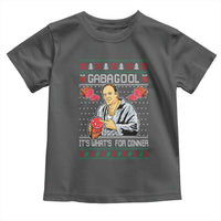 Funny Christmas Mafia Toddler T Shirt Gabagool It Is Whats For Dinner Gangster Movie - Wonder Print Shop