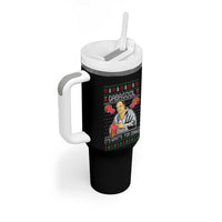 Funny Christmas Mafia Tumbler With Handle Gabagool It Is Whats For Dinner Gangster Movie - Wonder Print Shop