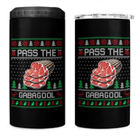 Funny Pass The Gabagool Christmas 4 in 1 Can Cooler Tumbler Italian Food - Wonder Print Shop