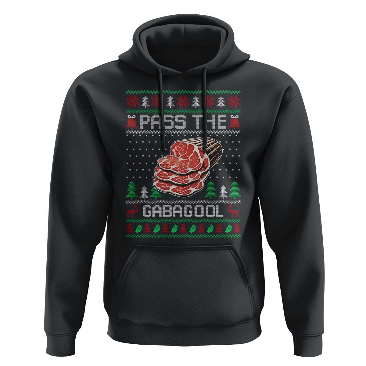 Funny Pass The Gabagool Christmas Hoodie Italian Food - Wonder Print Shop