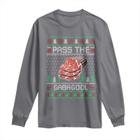 Funny Pass The Gabagool Christmas Long Sleeve Shirt Italian Food - Wonder Print Shop