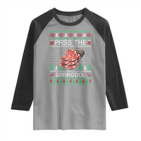 Funny Pass The Gabagool Christmas Raglan Shirt Italian Food - Wonder Print Shop