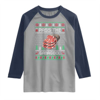 Funny Pass The Gabagool Christmas Raglan Shirt Italian Food - Wonder Print Shop