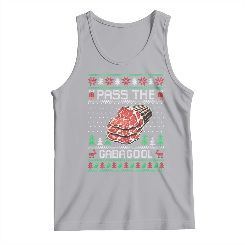 Funny Pass The Gabagool Christmas Tank Top Italian Food - Wonder Print Shop