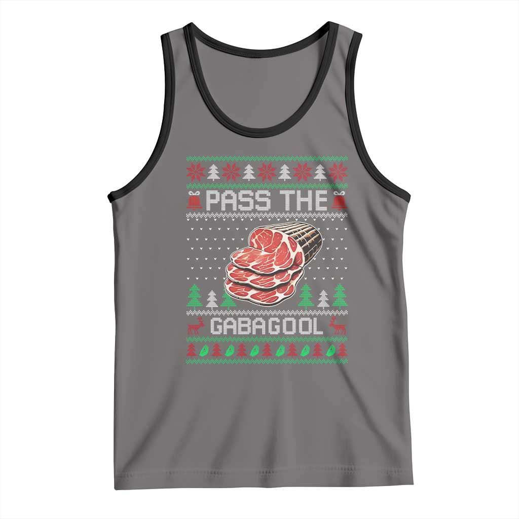 Funny Pass The Gabagool Christmas Tank Top Italian Food - Wonder Print Shop