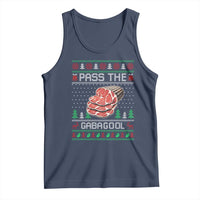 Funny Pass The Gabagool Christmas Tank Top Italian Food - Wonder Print Shop