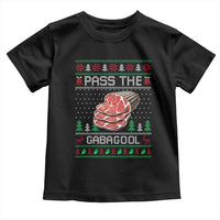 Funny Pass The Gabagool Christmas Toddler T Shirt Italian Food - Wonder Print Shop