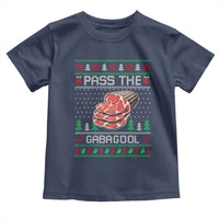 Funny Pass The Gabagool Christmas Toddler T Shirt Italian Food - Wonder Print Shop