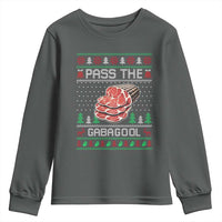 Funny Pass The Gabagool Christmas Youth Sweatshirt Italian Food - Wonder Print Shop