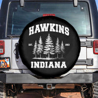 Funny Hawkins Sci Fi Lover Spare Tire Cover Indiana Strangers Pine Tree - Wonder Print Shop