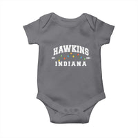 Funny Stranger Christmas Baby Onesie Hawkins Xmas Lights - Wonder Print Shop