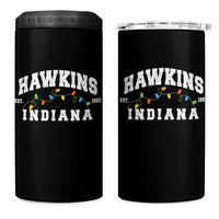 Funny Stranger Christmas 4 in 1 Can Cooler Tumbler Hawkins Xmas Lights - Wonder Print Shop