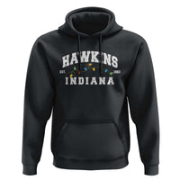 Funny Stranger Christmas Hoodie Hawkins Xmas Lights - Wonder Print Shop