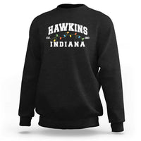 Funny Stranger Christmas Sweatshirt Hawkins Xmas Lights - Wonder Print Shop