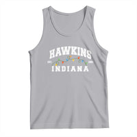 Funny Stranger Christmas Tank Top Hawkins Xmas Lights - Wonder Print Shop