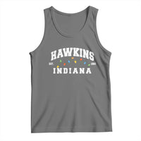 Funny Stranger Christmas Tank Top Hawkins Xmas Lights - Wonder Print Shop