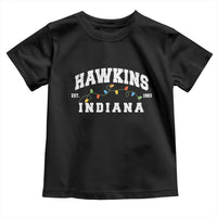 Funny Stranger Christmas Toddler T Shirt Hawkins Xmas Lights - Wonder Print Shop