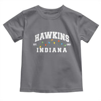 Funny Stranger Christmas Toddler T Shirt Hawkins Xmas Lights - Wonder Print Shop