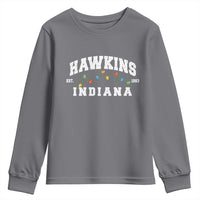 Funny Stranger Christmas Youth Sweatshirt Hawkins Xmas Lights - Wonder Print Shop
