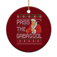 Funny Pass The Gabagool Christmas Ceramic Ornament Italian Food Xmas Mafia Gangster Movie - Wonder Print Shop
