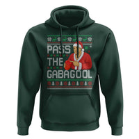 Funny Pass The Gabagool Christmas Hoodie Italian Food Xmas Mafia Gangster Movie - Wonder Print Shop