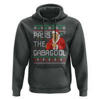 Funny Pass The Gabagool Christmas Hoodie Italian Food Xmas Mafia Gangster Movie - Wonder Print Shop