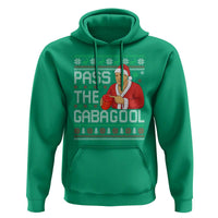Funny Pass The Gabagool Christmas Hoodie Italian Food Xmas Mafia Gangster Movie - Wonder Print Shop